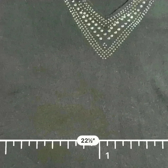 Adrienne Vittadini Long Sleeve Black Sweater (Y18) - Picture 9 of 9